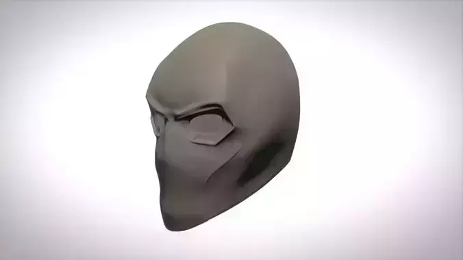 Red Hood helmet variant Deathstroke with Nightwing eyed 3D print model