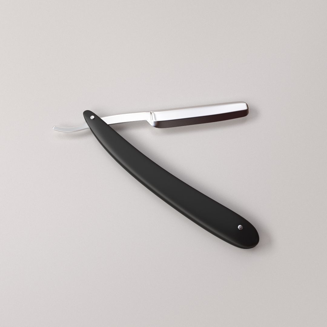 Straight Razor 3D model_4