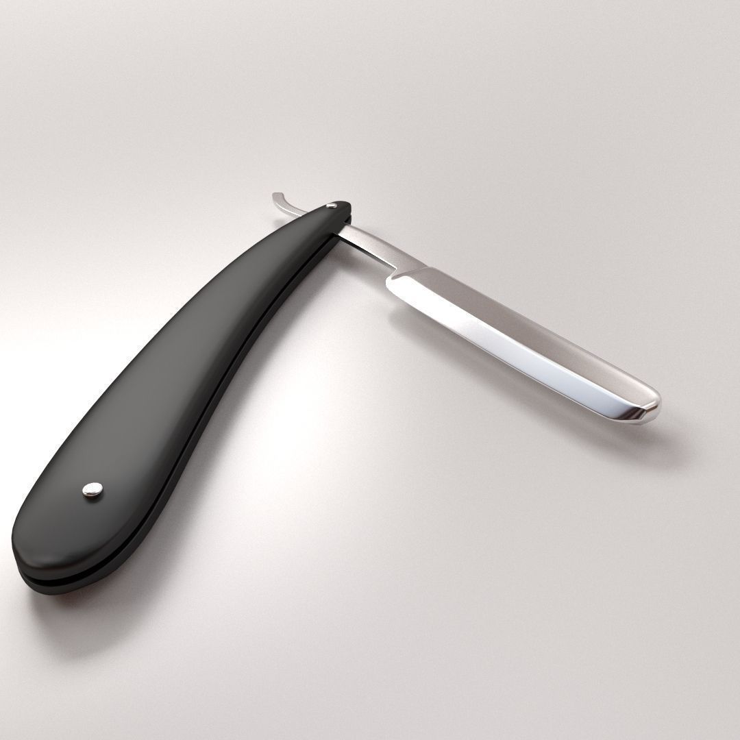 Straight Razor 3D model_3