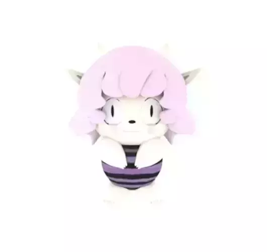 Oni Yokai Low-poly 3D model