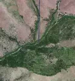 Terrain Map of Redtail Ridge MT 240 Acres