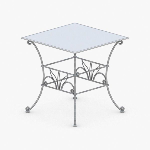 0952 - Table Low-poly 3D model_2