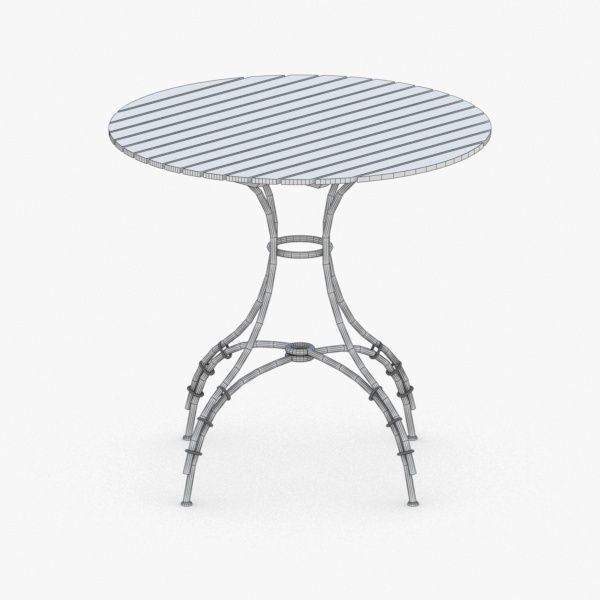 0956 - Table Low-poly 3D model_2