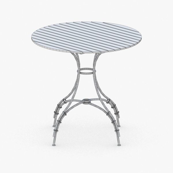 0956 - Table Low-poly 3D model_4