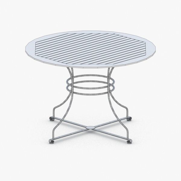0958 - Table Low-poly 3D model_3