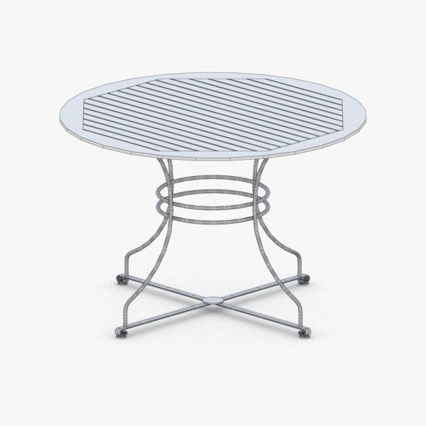 0958 - Table Low-poly 3D model_2