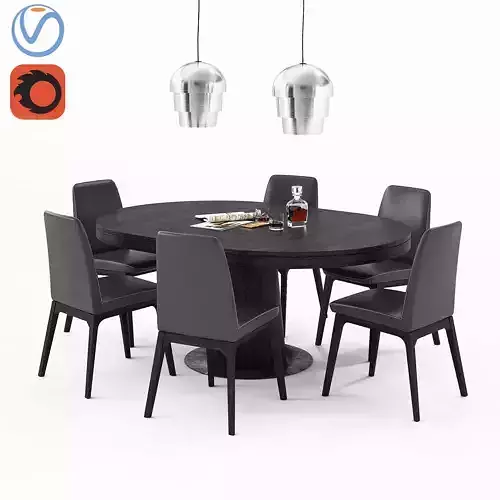 BoConcept Granada 182 - 130cm and Lausanne  3D model