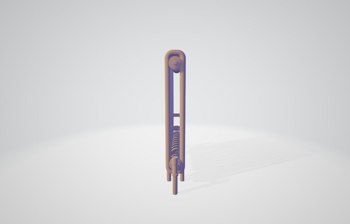 Classic Vintage Radiator Home Appliance Low-poly 3D model_3