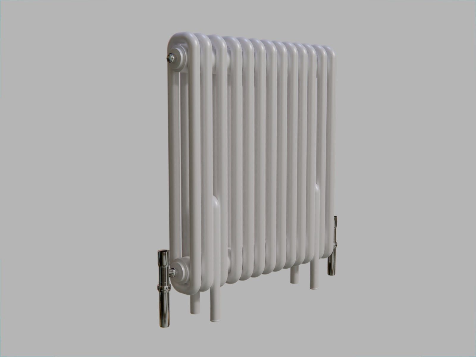 Classic Vintage Radiator Home Appliance Low-poly 3D model_1