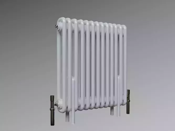 Classic Vintage Radiator Home Appliance Low-poly 3D model