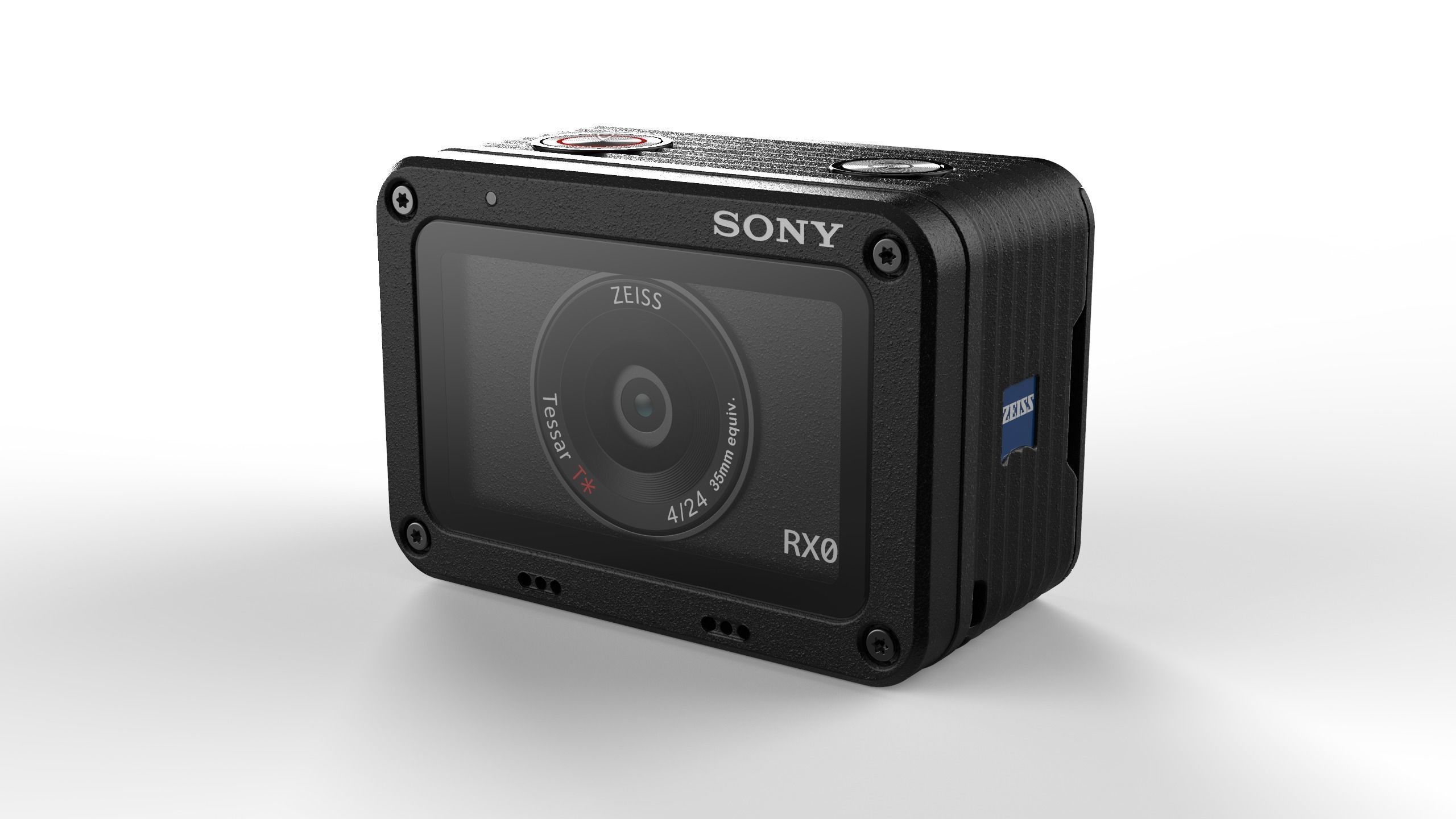 SONY RX0 Ultra Compact Shockproof Waterproof Digital Camera CAD 3D model_9