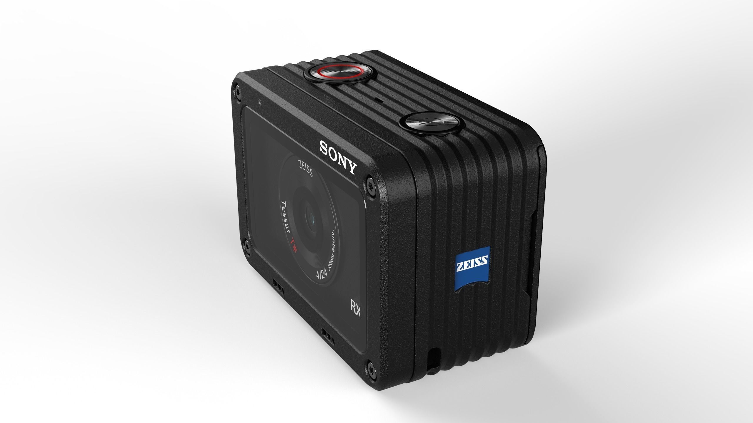 SONY RX0 Ultra Compact Shockproof Waterproof Digital Camera CAD 3D model_2