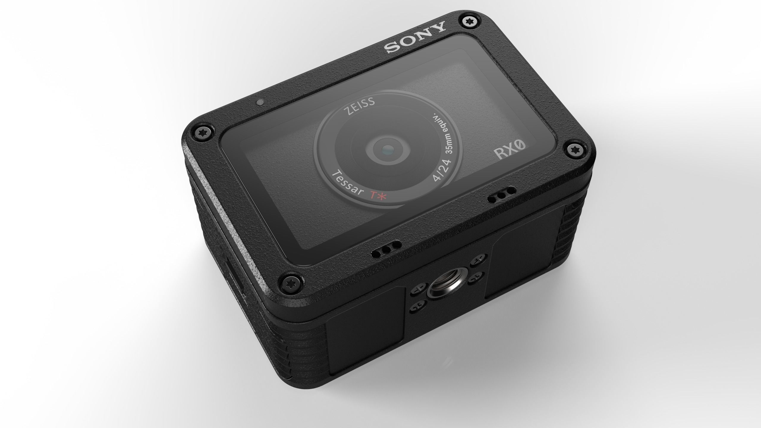 SONY RX0 Ultra Compact Shockproof Waterproof Digital Camera CAD 3D model_10