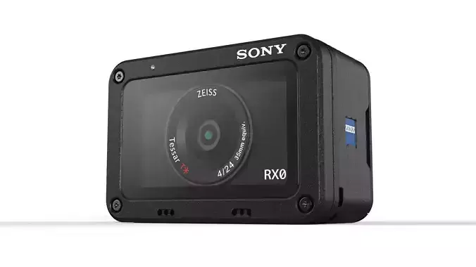 SONY RX0 Ultra Compact Shockproof Waterproof Digital Camera CAD 3D model