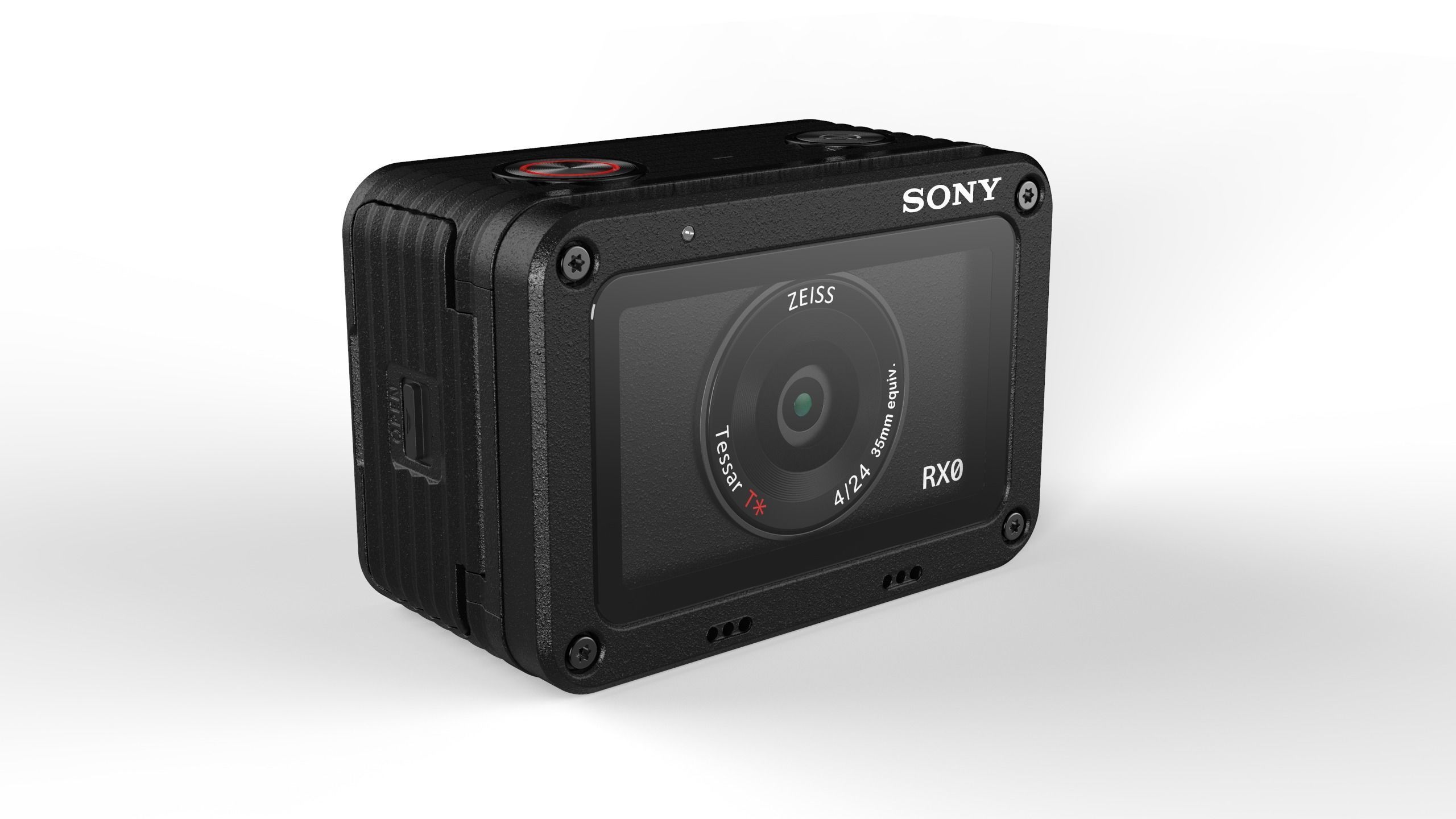 SONY RX0 Ultra Compact Shockproof Waterproof Digital Camera CAD 3D model_3