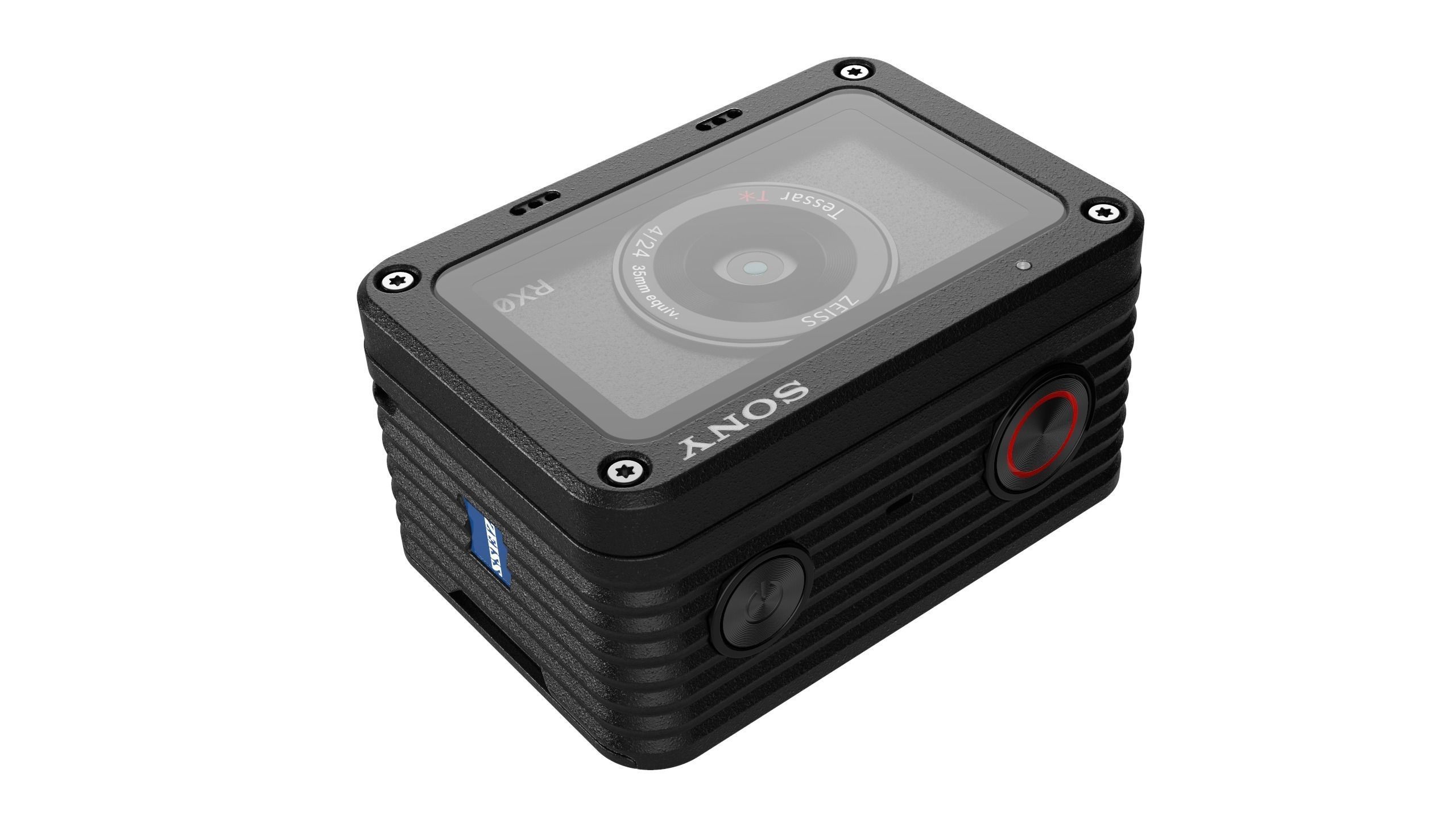 SONY RX0 Ultra Compact Shockproof Waterproof Digital Camera CAD 3D model_13