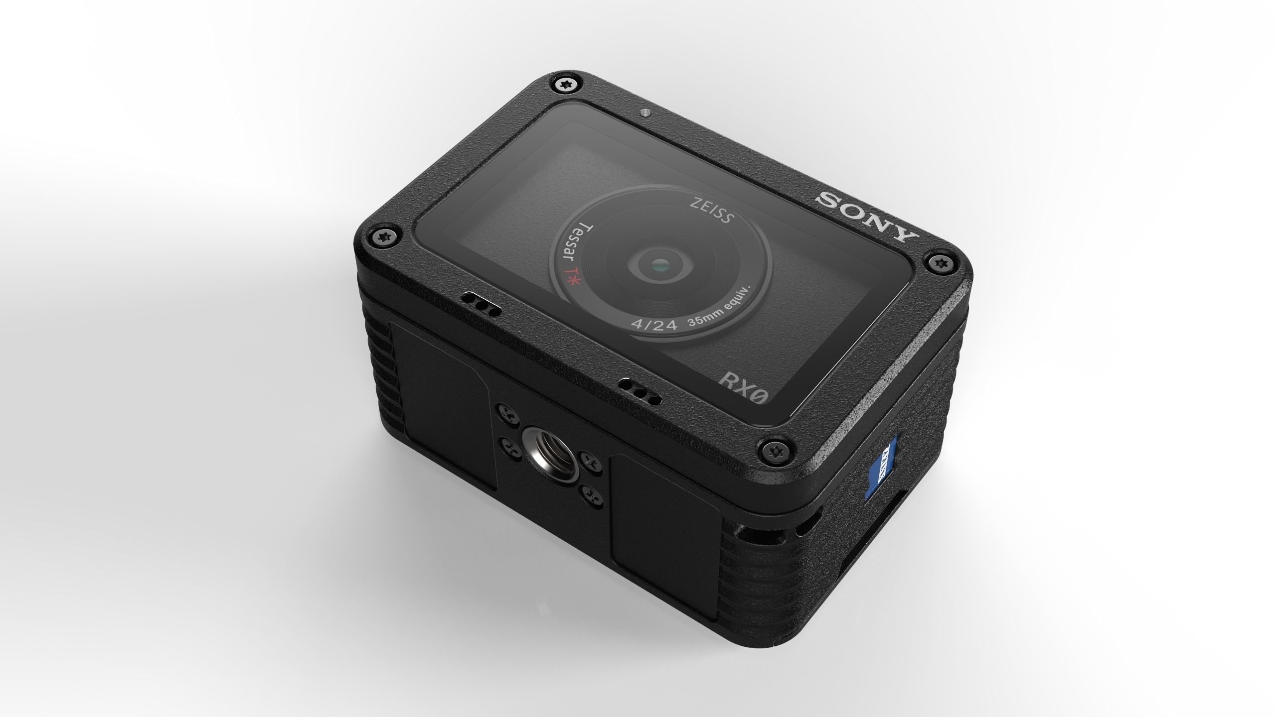 SONY RX0 Ultra Compact Shockproof Waterproof Digital Camera CAD 3D model_11
