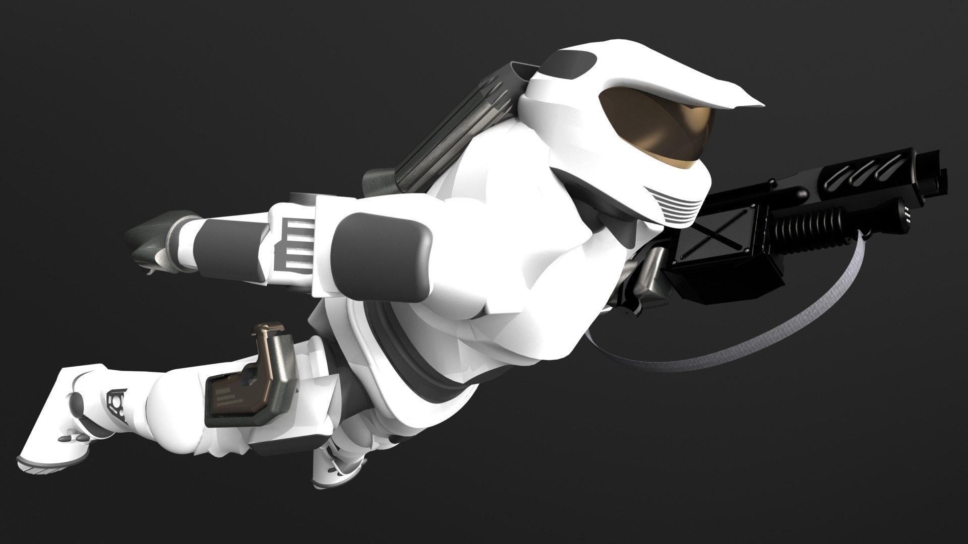Robot Soldier 3D model_5