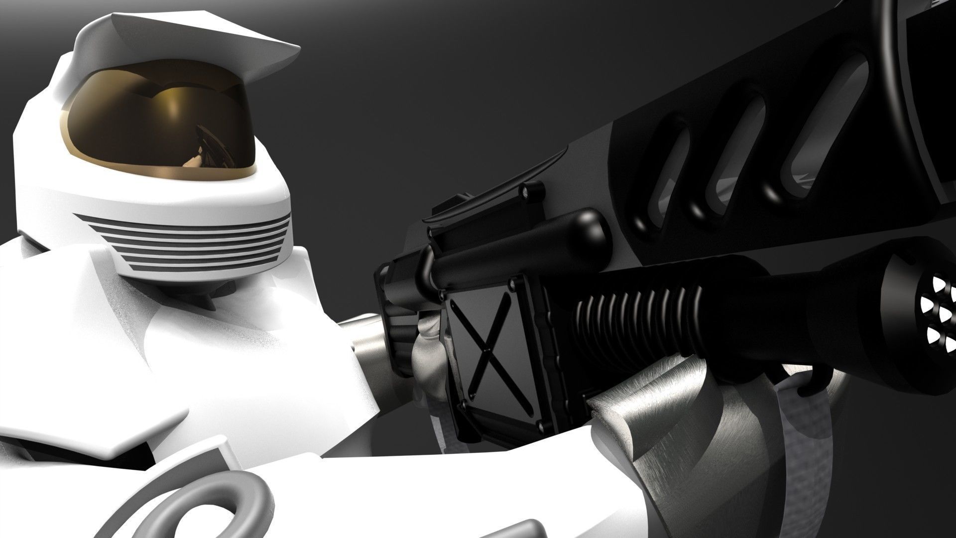 Robot Soldier 3D model_8