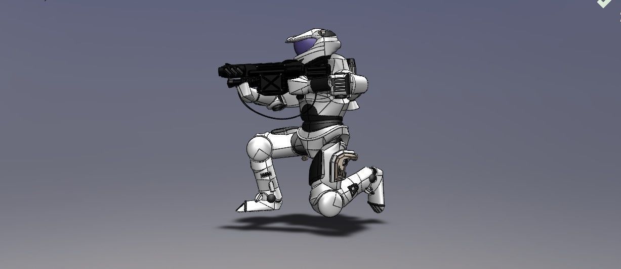 Robot Soldier 3D model_9