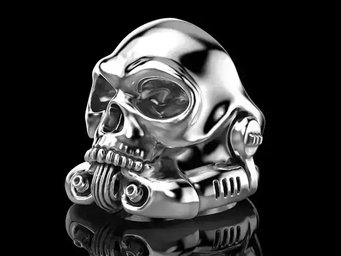 Stormtrooper skull ring