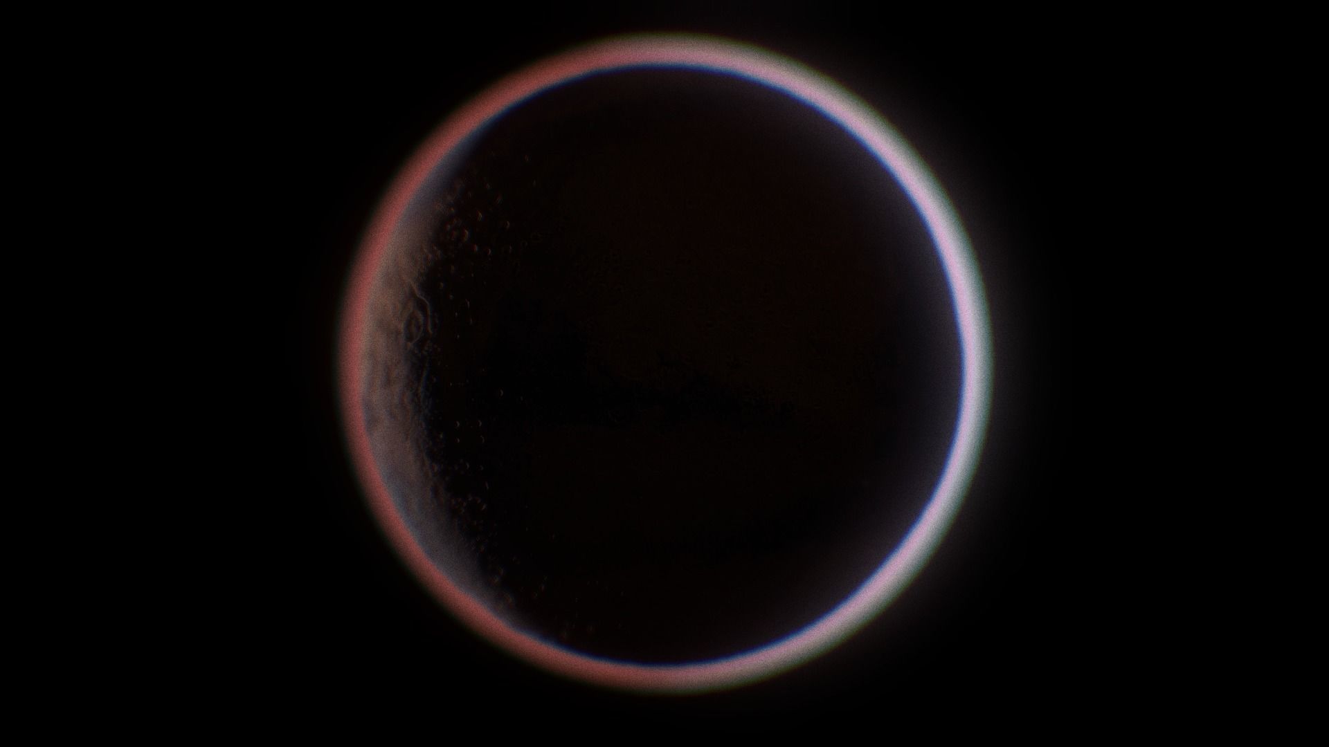 Planet Mars Low-poly 3D model_1