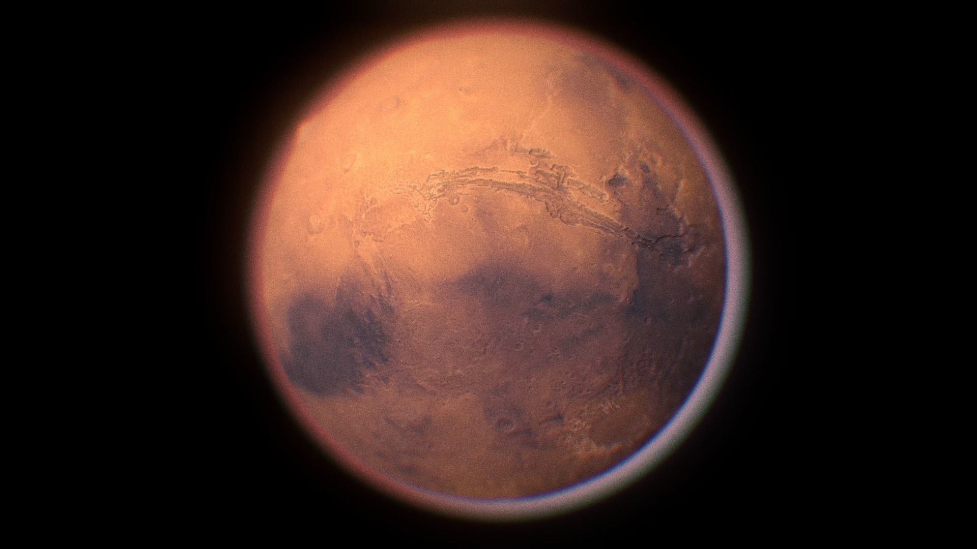 Planet Mars Low-poly 3D model_3