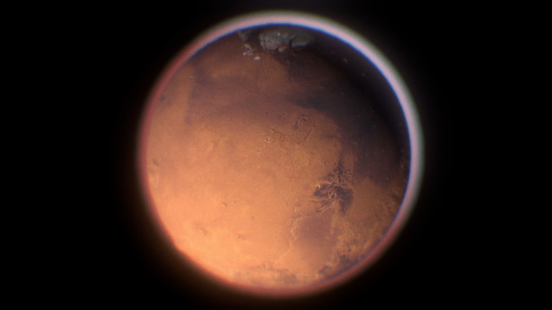 Planet Mars Low-poly 3D model_2