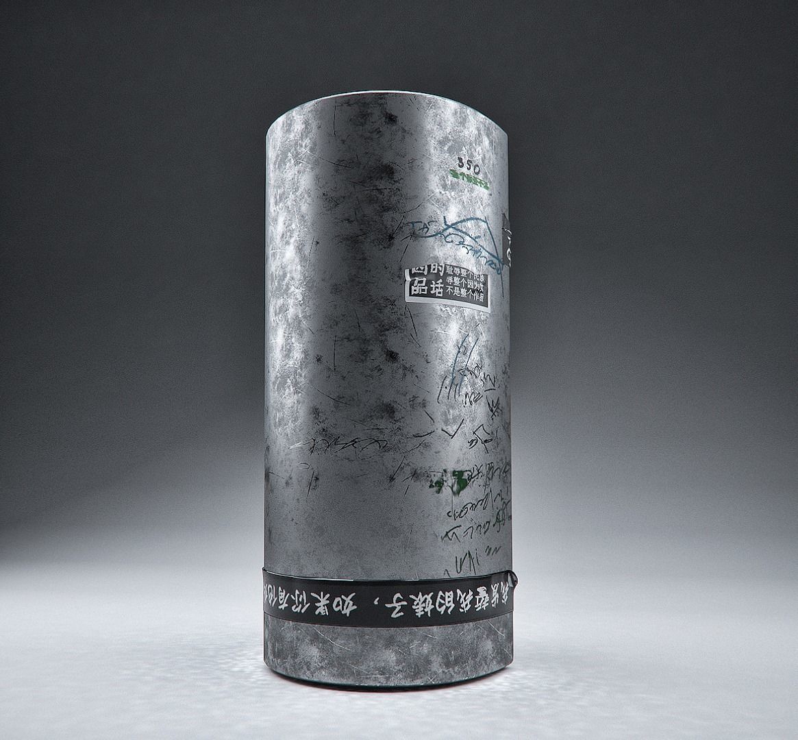 Cyberpunk Public Phone Terminal 3D model_3