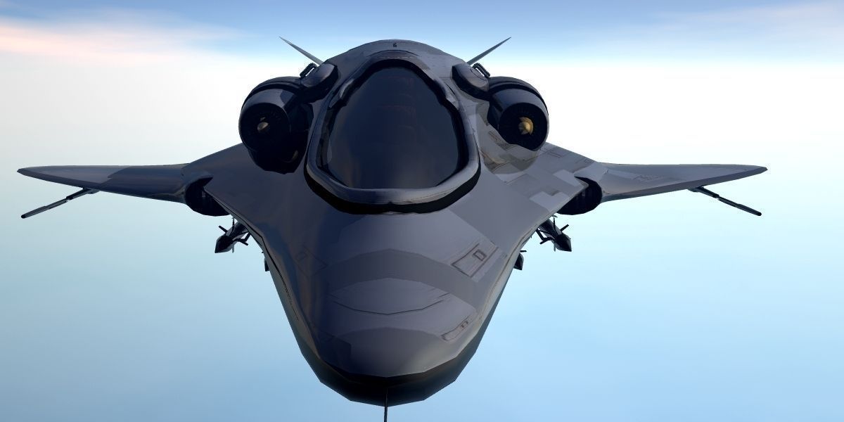 Phantom JS-88 Hybrid Fighter 3D model_8