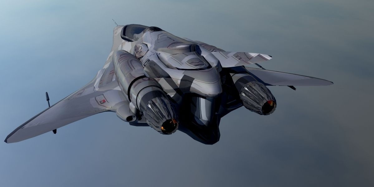 Phantom JS-88 Hybrid Fighter 3D model_7