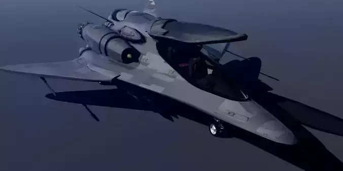 Phantom JS-88 Hybrid Fighter 3D model