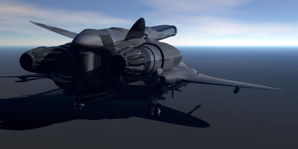Phantom JS-88 Hybrid Fighter 3D model_2