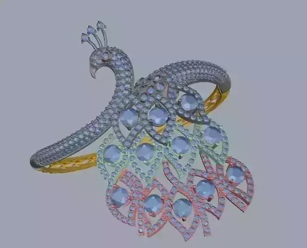 peacock hand