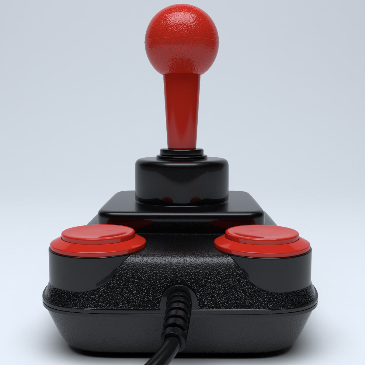 Retro Joystick Competition Pro 5000 3D model_2