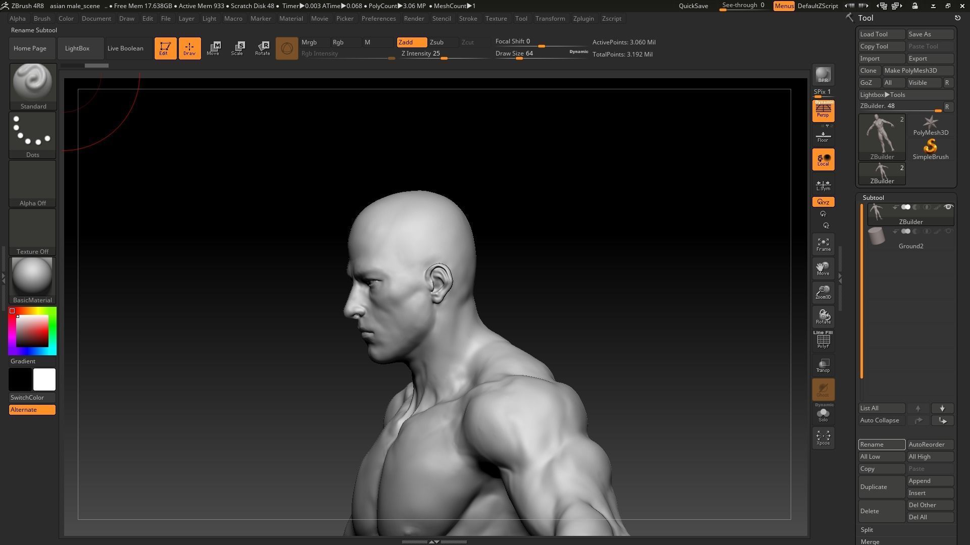 asian male 3D model_8