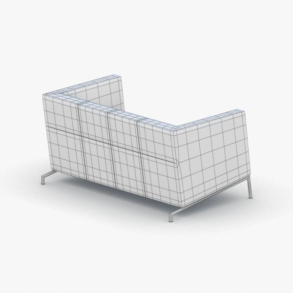 0965 - Sofa Low-poly 3D model_3