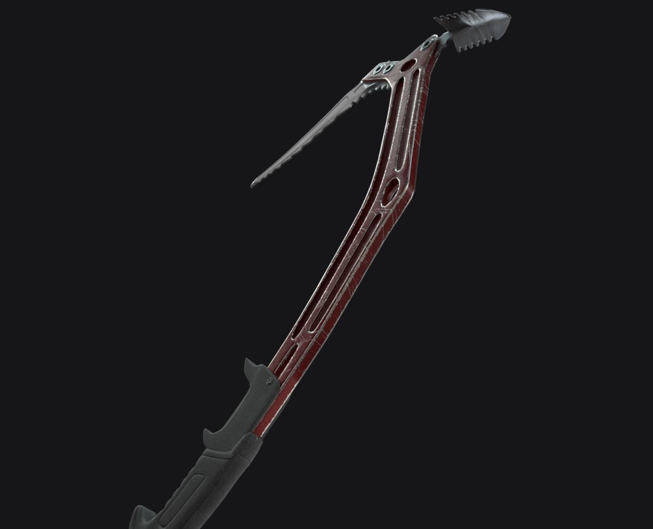  Ice Climbing Axe 3D Model Low-poly 3D model_1