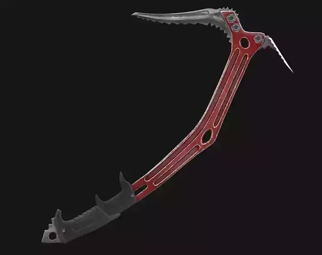  Ice Climbing Axe 3D Model Low-poly 3D model