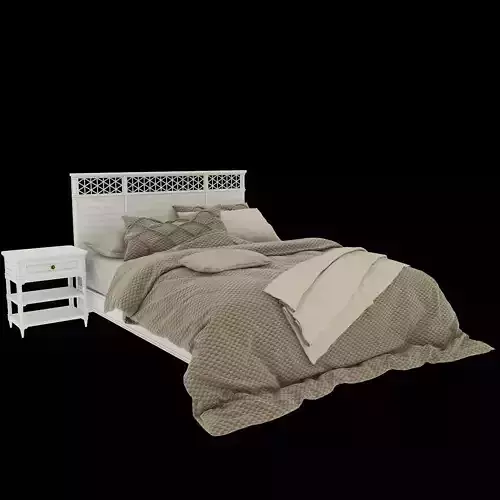 Cypress Grove King Wood Panel Bed