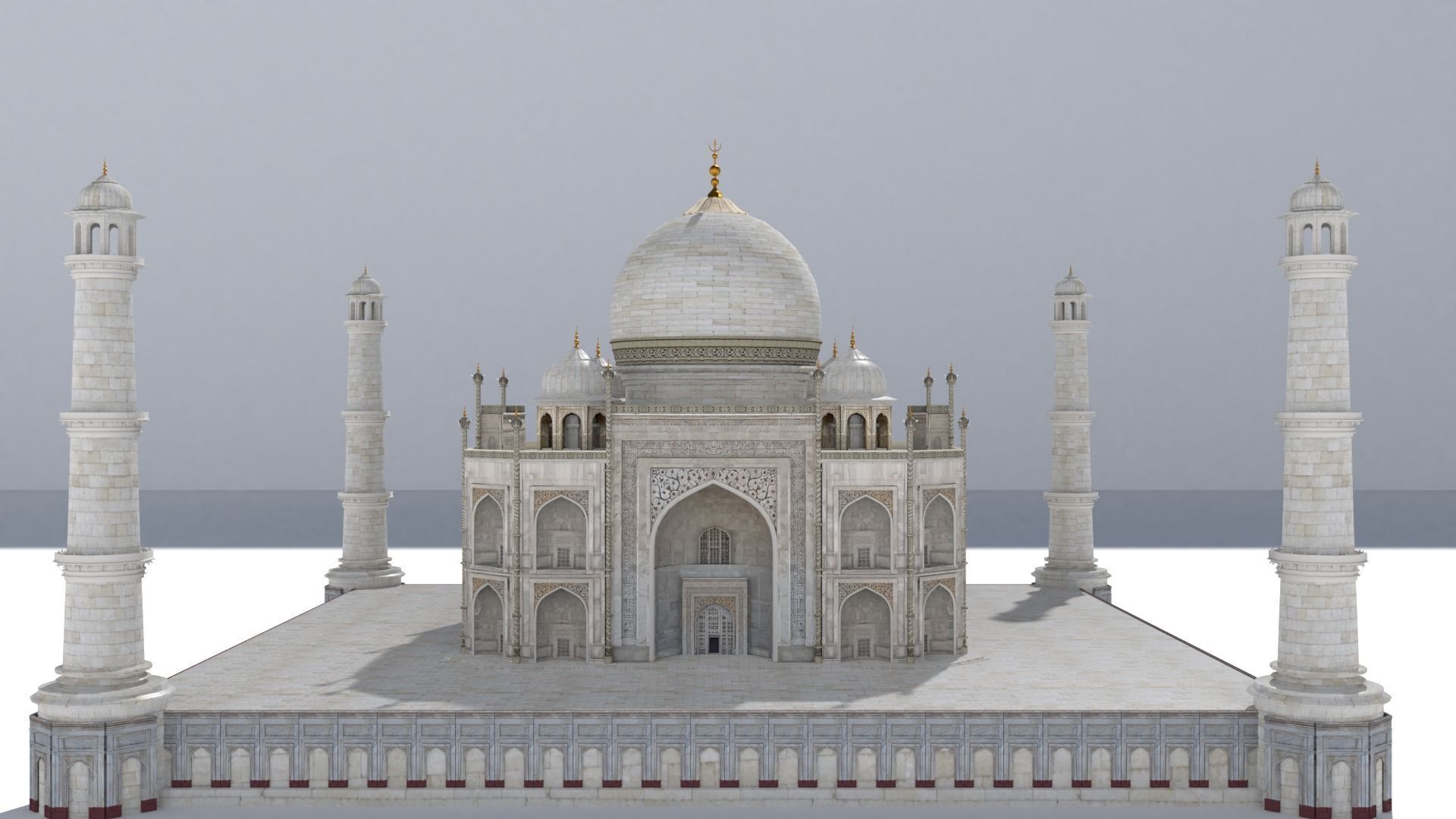 Taj Mahal 3D model_1