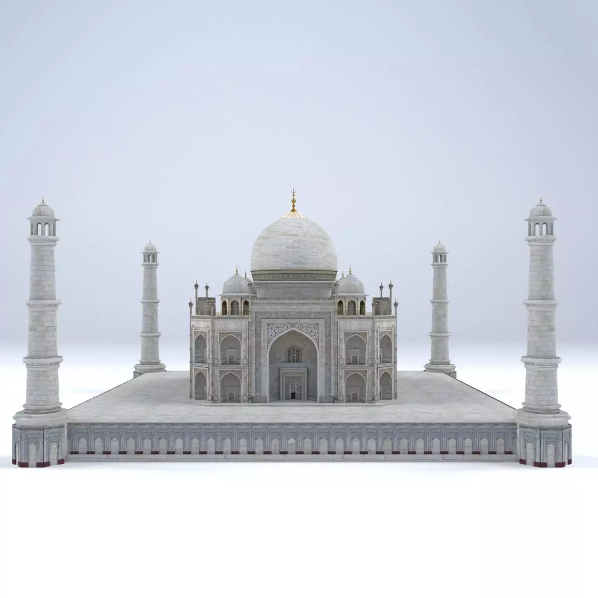 Taj Mahal 3D model_0