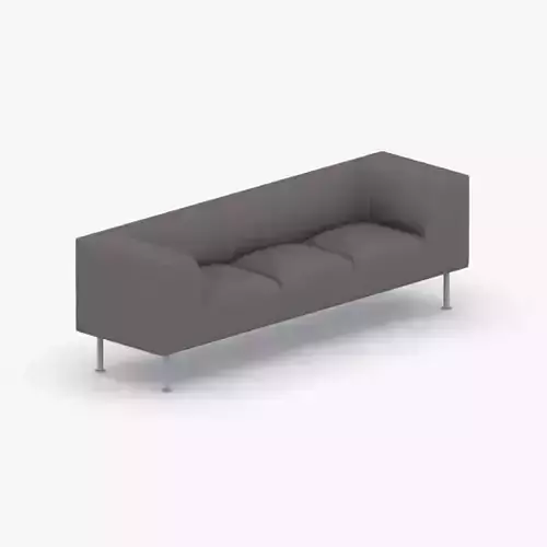 0969 - Sofa Low-poly 3D model