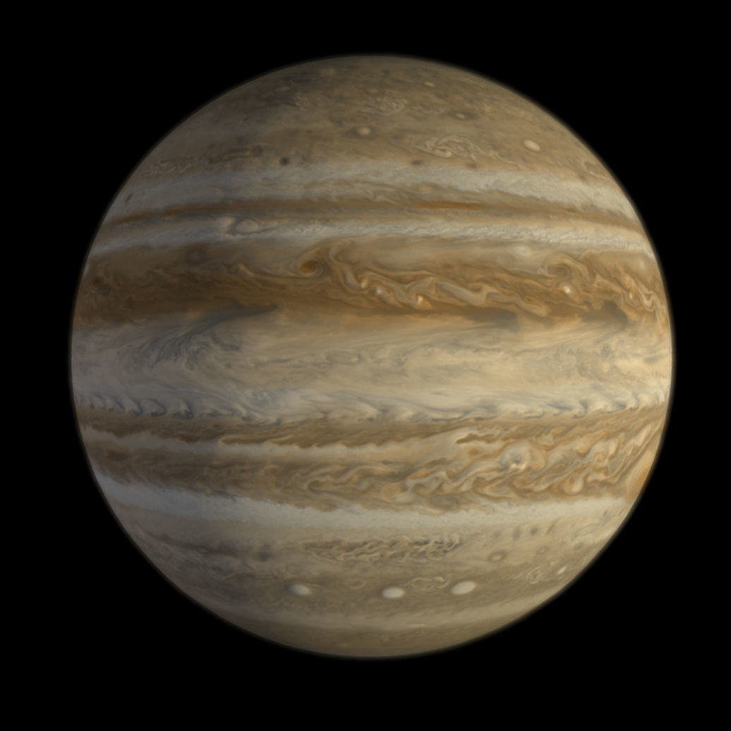Jupiter - Planet Low-poly 3D model_1