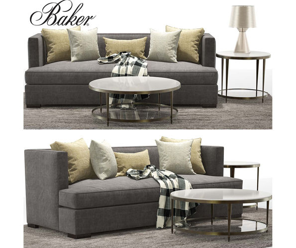 Baker Social Scene Sofa Barbara Barry Model