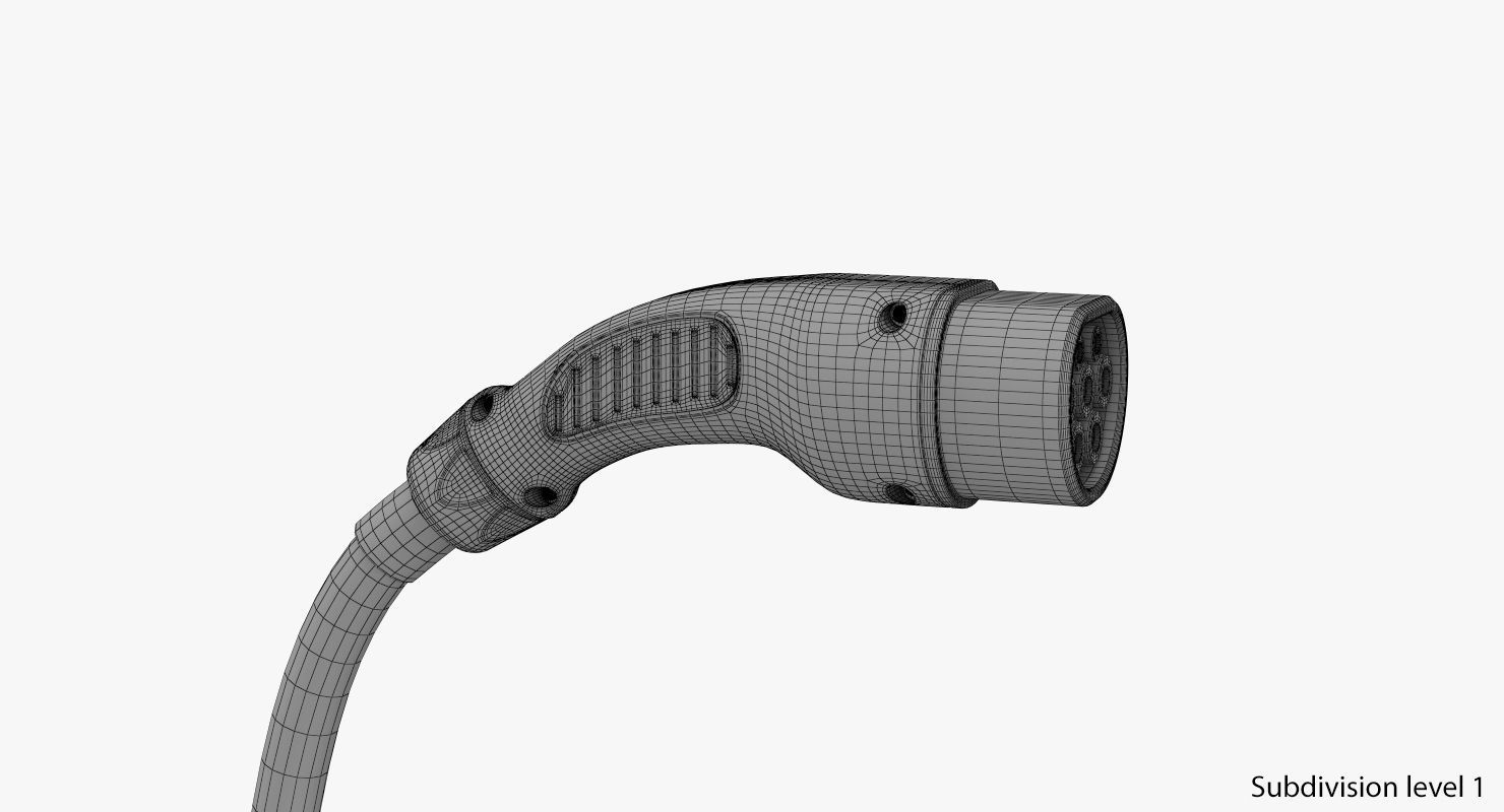 Electric Vehicle Charging Station 3 3D model_19