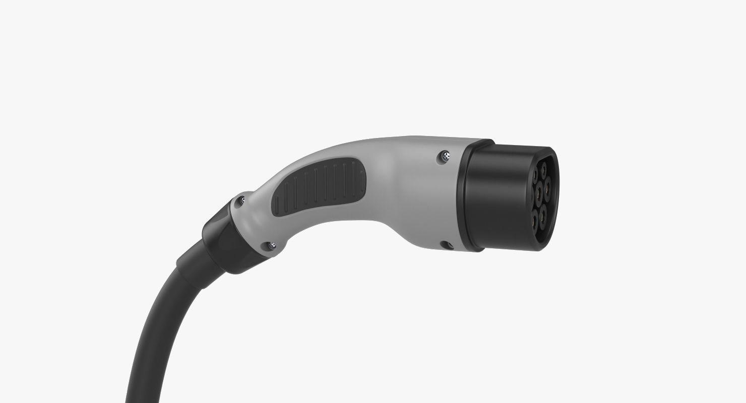 Electric Vehicle Charging Station 3 3D model_7