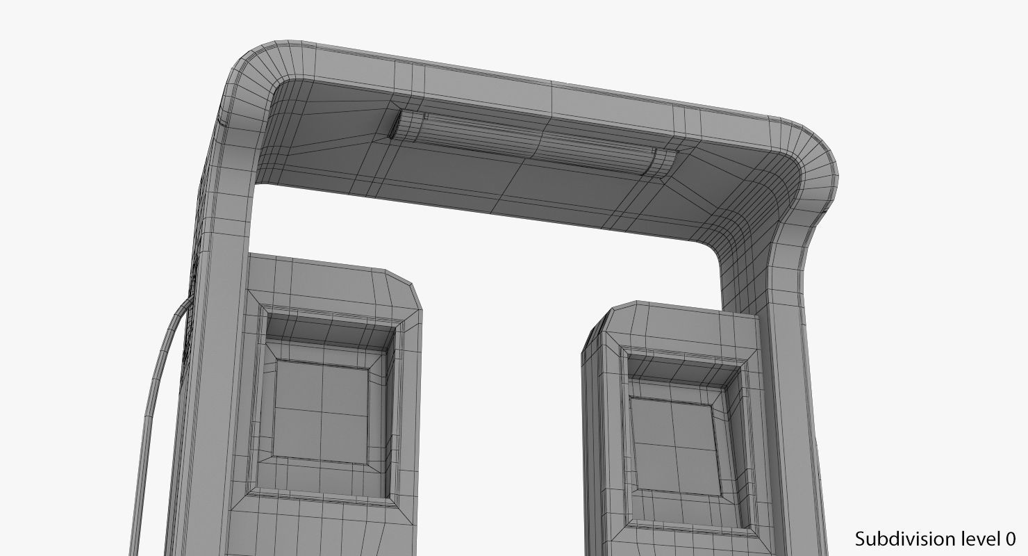 Electric Vehicle Charging Station 3 3D model_14