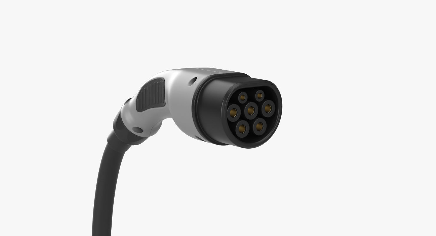 Electric Vehicle Charging Station 3 3D model_8