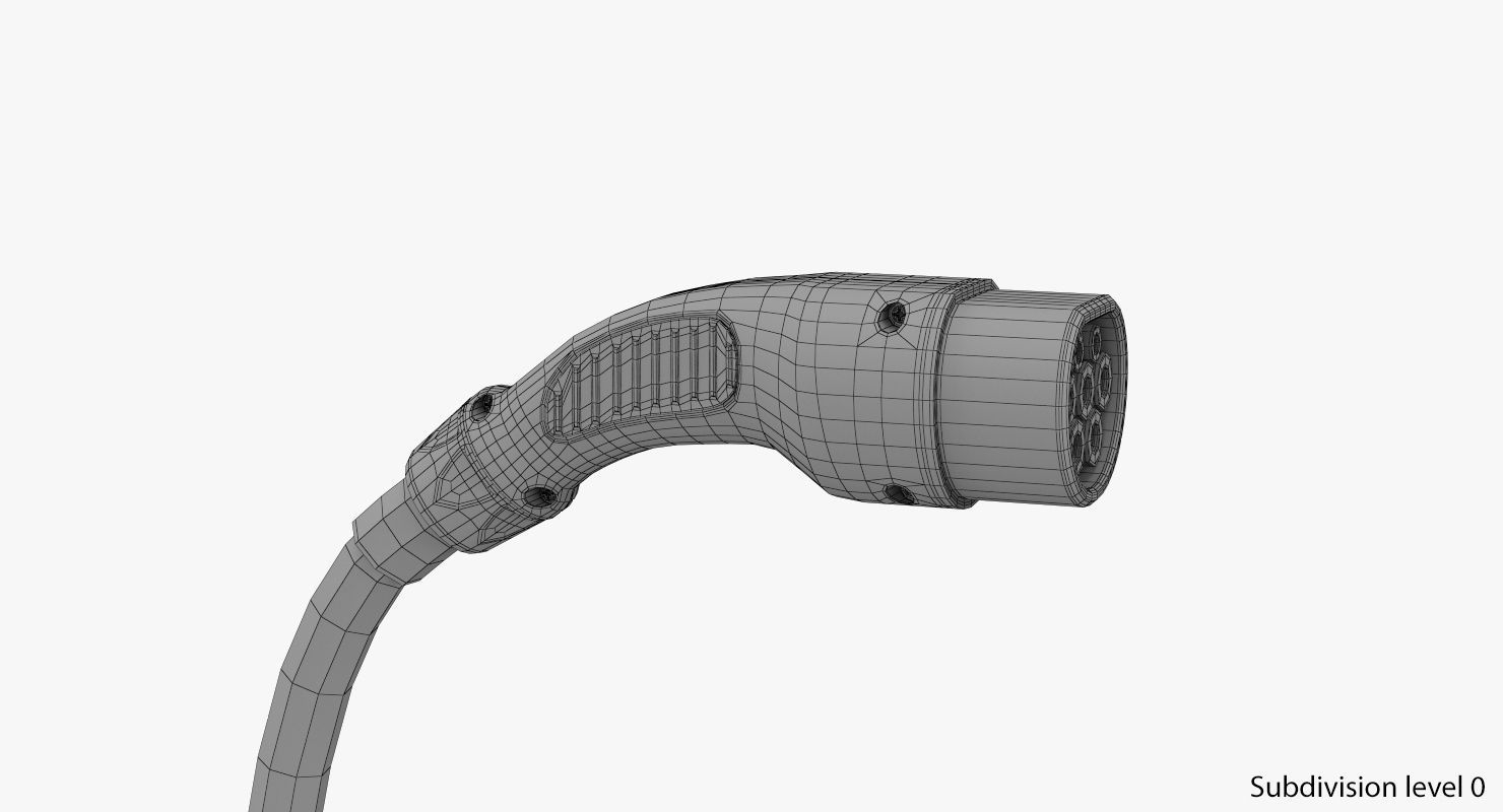 Electric Vehicle Charging Station 3 3D model_18